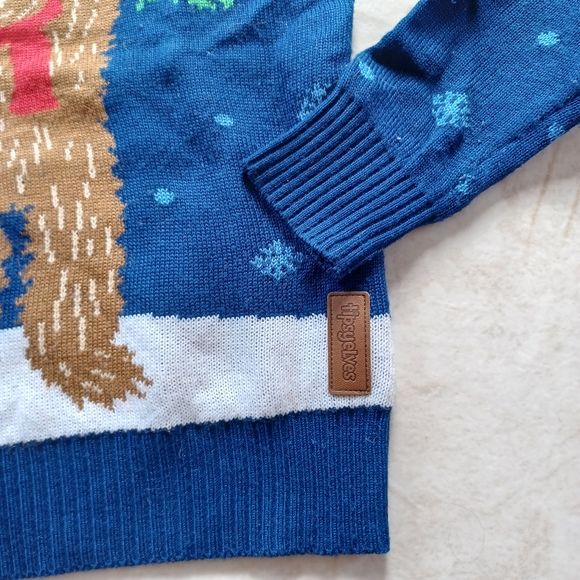 Tipsy Elves Romantic Sasquatch Ugly Christmas Sweater XS - Picture 8 of 9